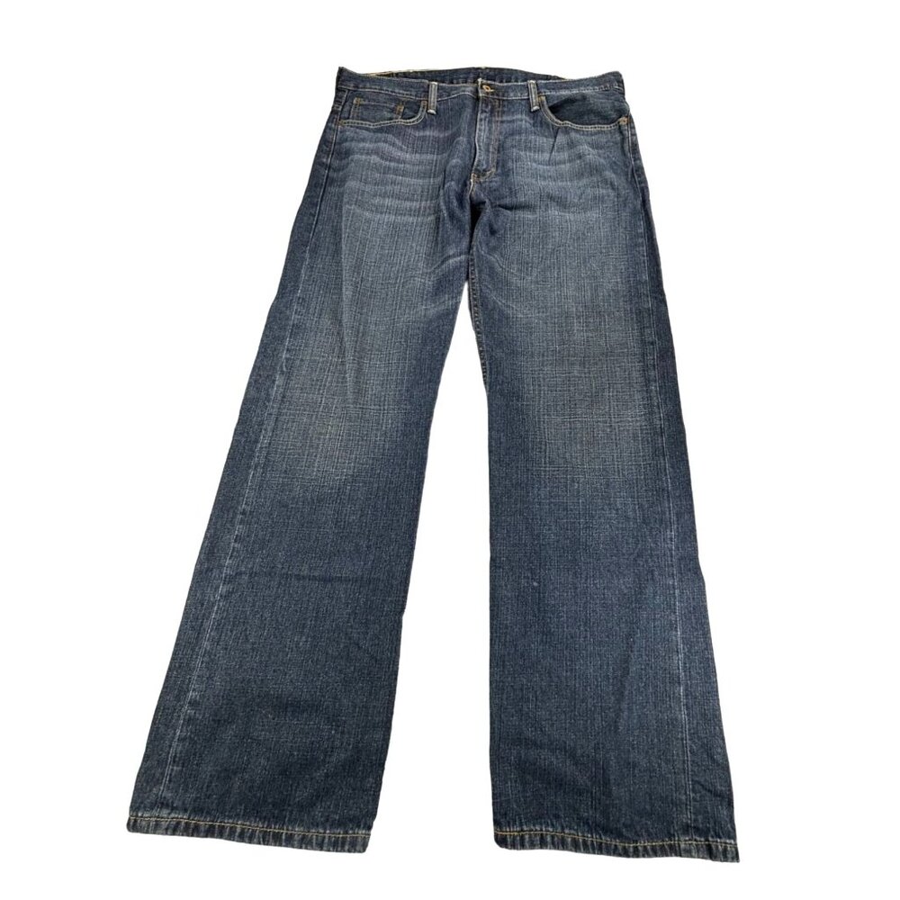 Levis 569 Straight Leg Jeans Mens W38 L34 Dark Wash